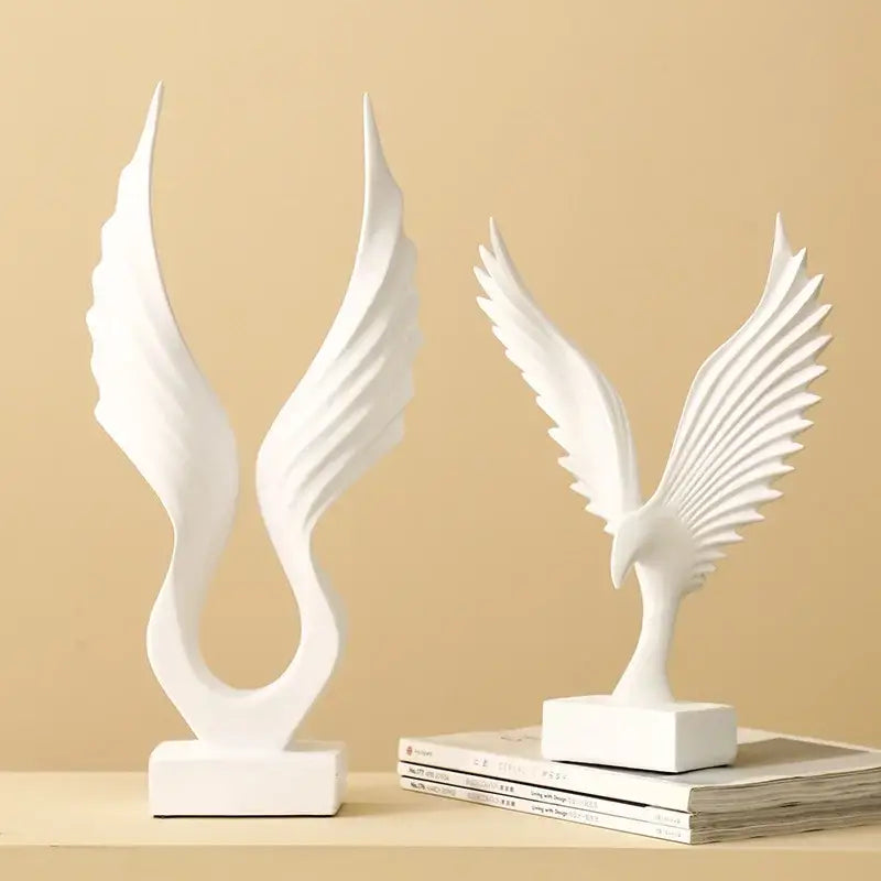 Gold Silver Angel Sculpture
