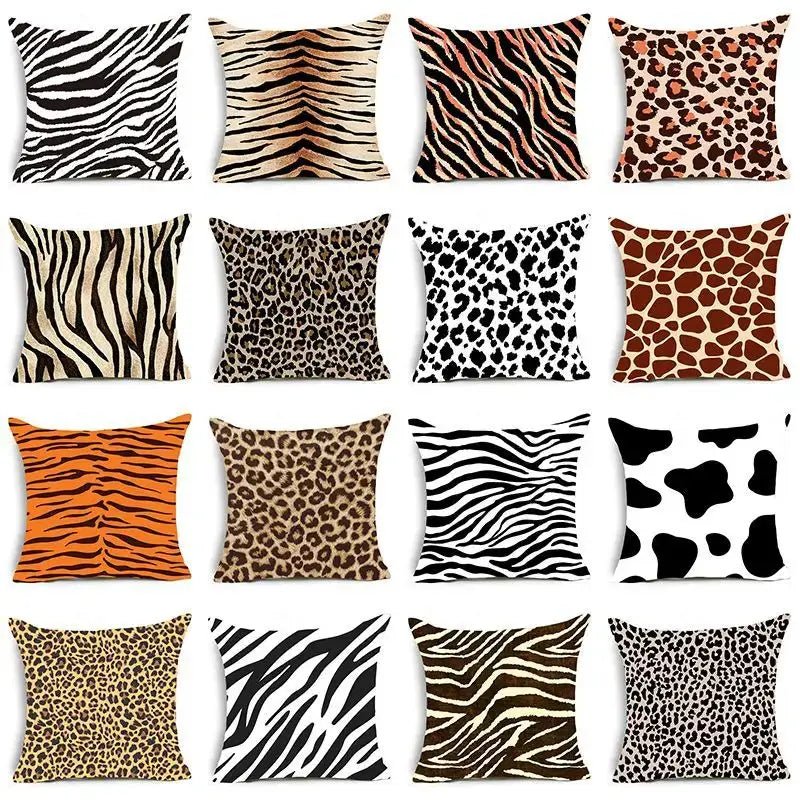 Animal Print Pillow Cover