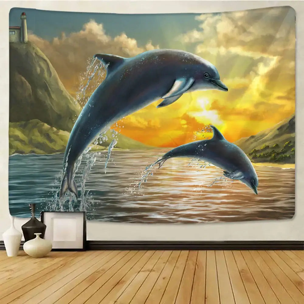 Animal Psychedelic Tapestry