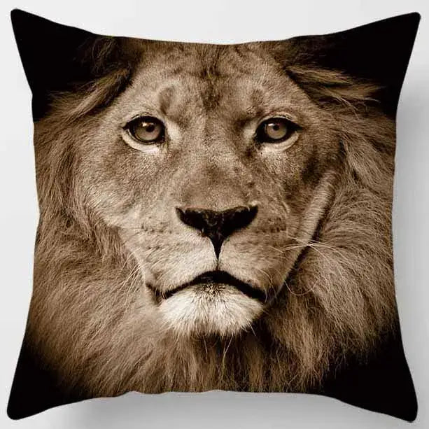 Tiger Lion Pillow Case
