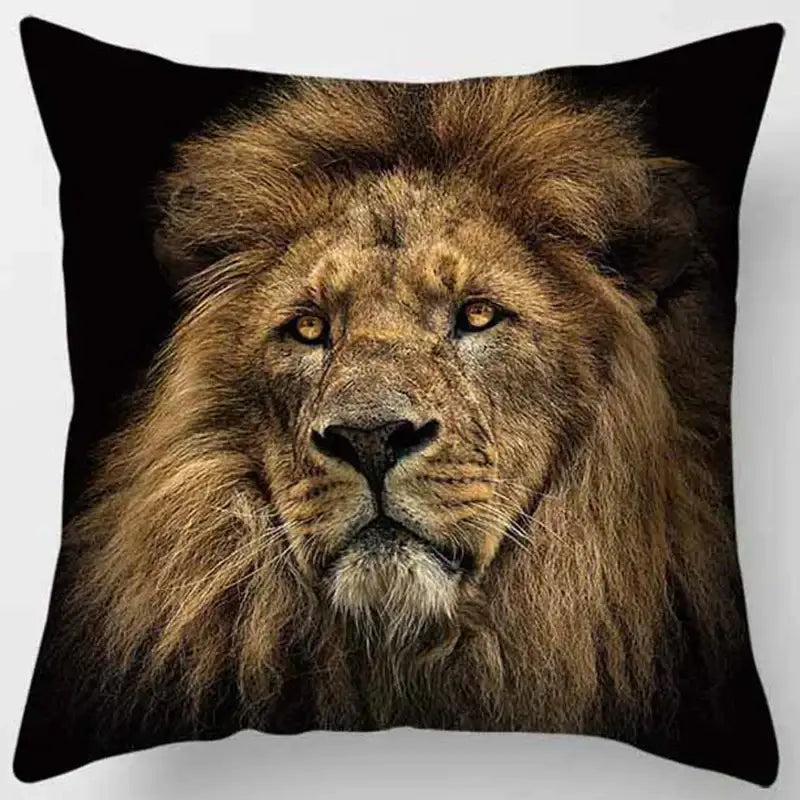 Tiger Lion Pillow Case