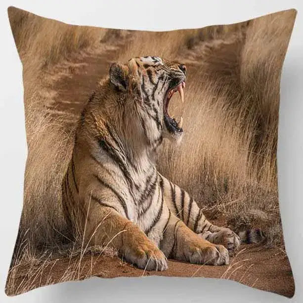Tiger Lion Pillow Case