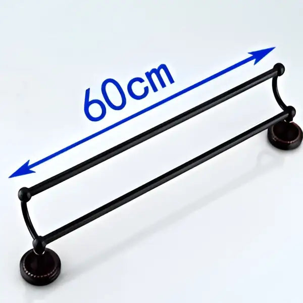 Black Brass Towel Bar