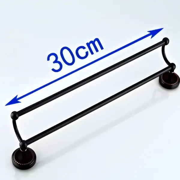 Black Brass Towel Bar