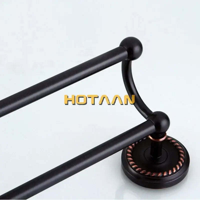 Black Brass Towel Bar
