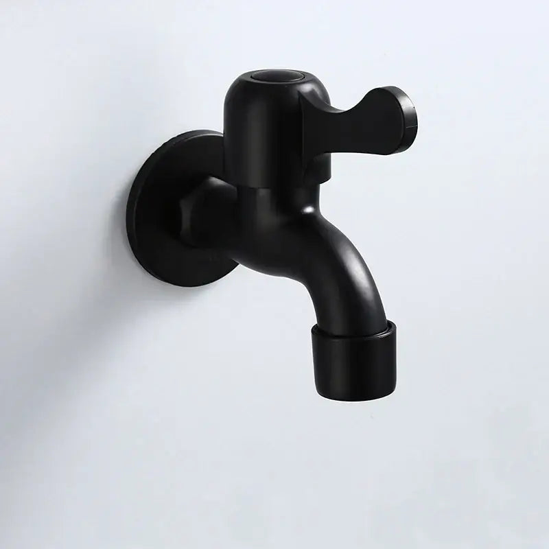 Black Brass Garden Faucet