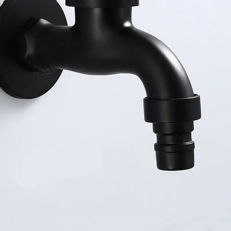 Black Brass Garden Faucet