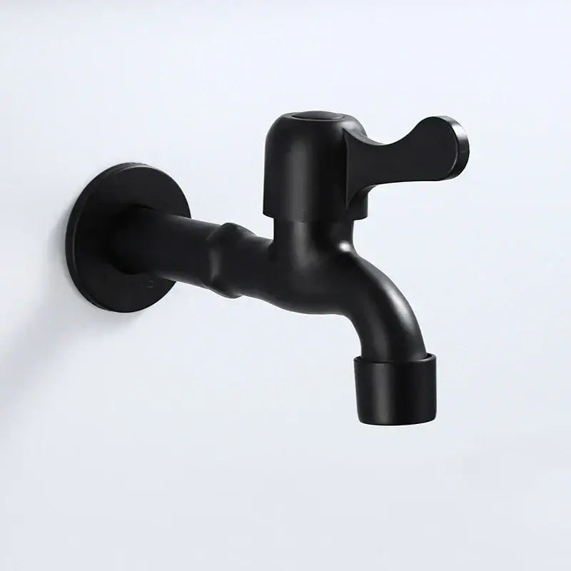 Black Brass Garden Faucet