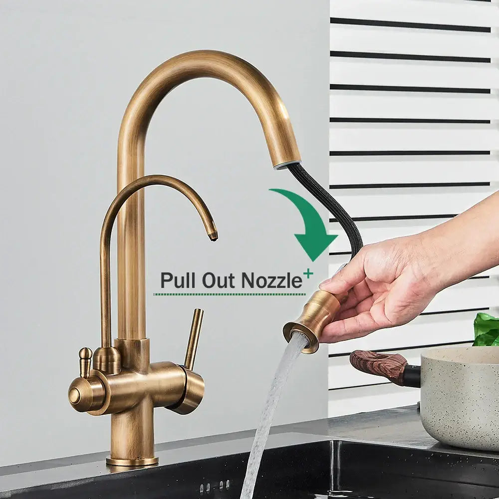 Brass Pull-Down Faucet