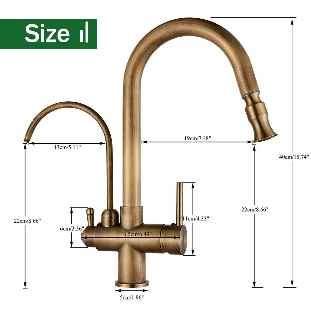 Brass Pull-Down Faucet
