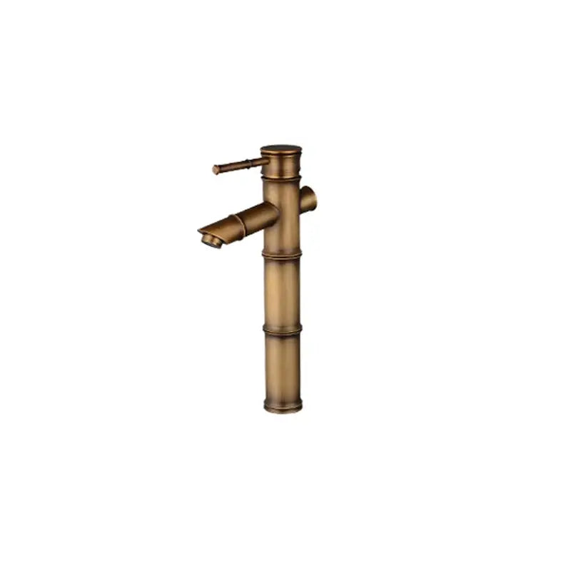 Bamboo Brass Bathroom Faucet