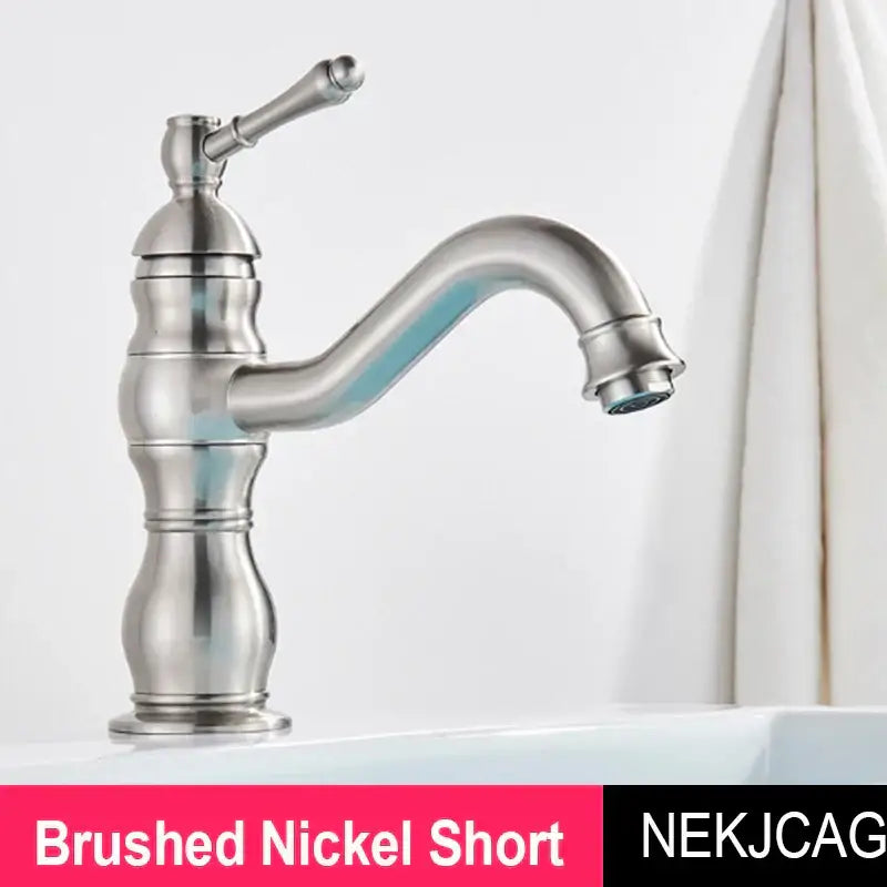 Brass Single Handle Faucet Tall