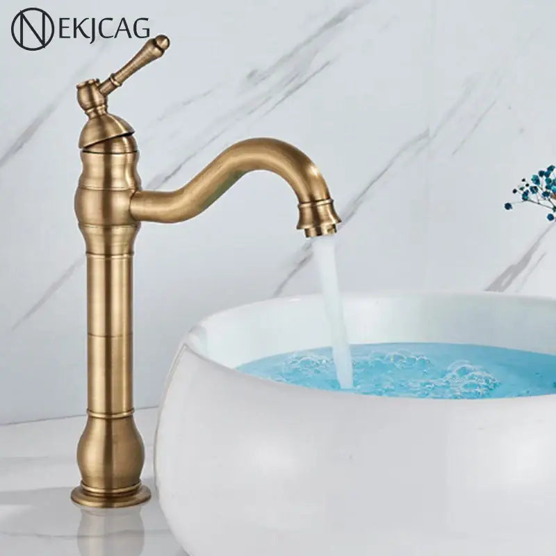 Brass Single Handle Faucet Tall