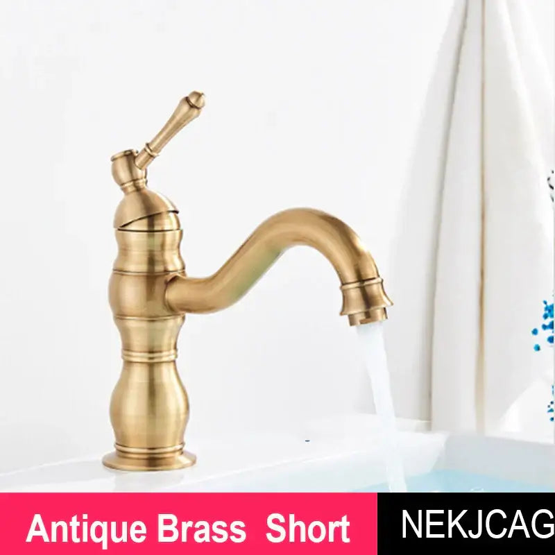 Brass Single Handle Faucet Tall