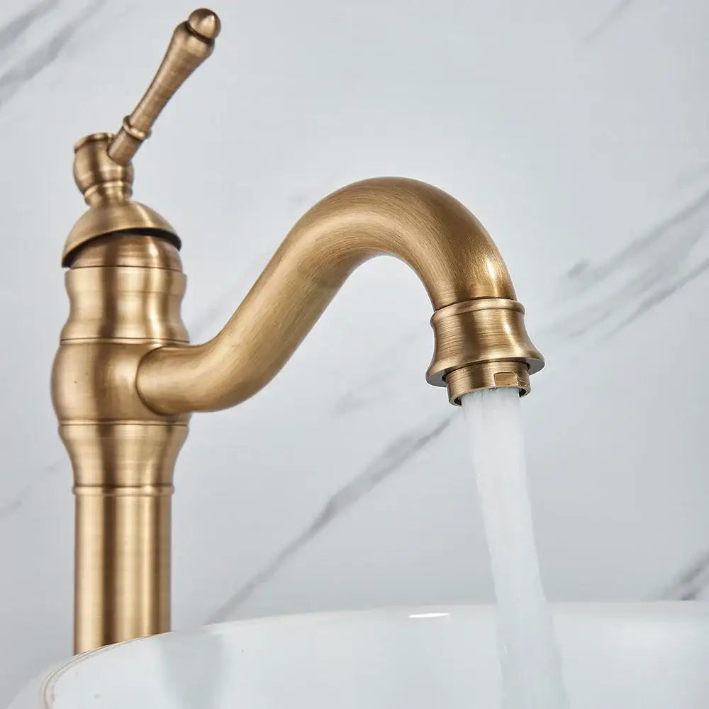 Brass Single Handle Faucet Tall