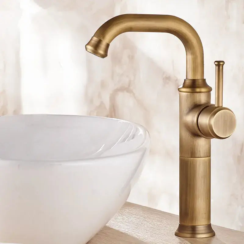 Antique Brass Lever Faucet