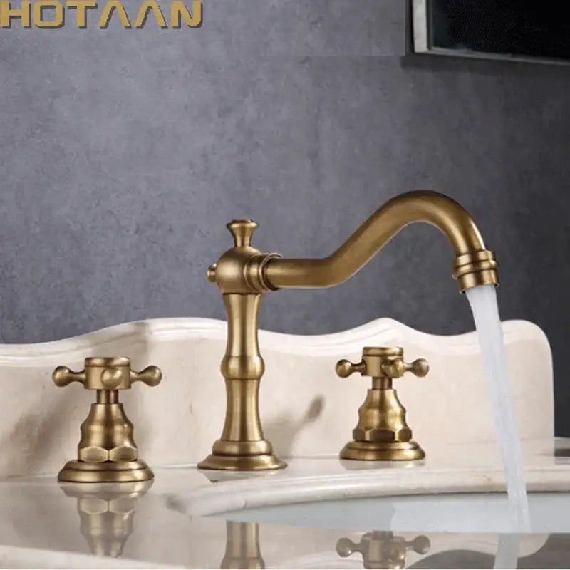 Antique Brass Basin Mixer