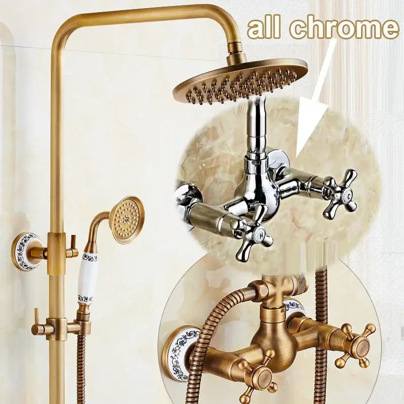 Brass Rainhead Shower Faucet