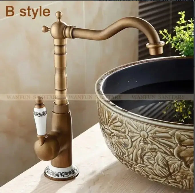 Brass Swivel Sink Faucet