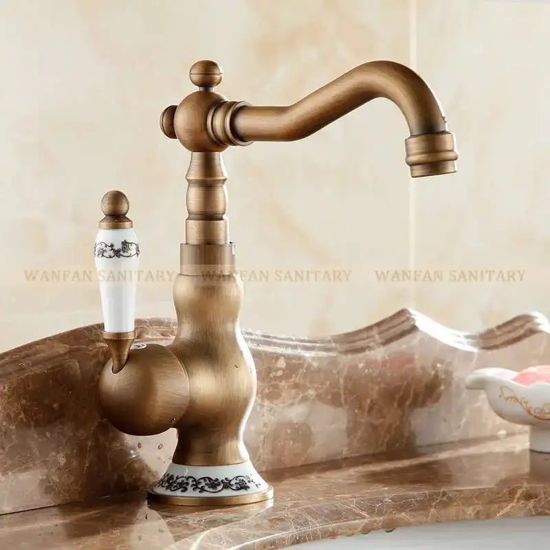 Brass Swivel Sink Faucet