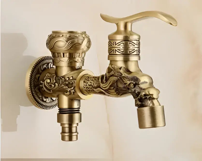 Brass Dragon Outdoor Faucet