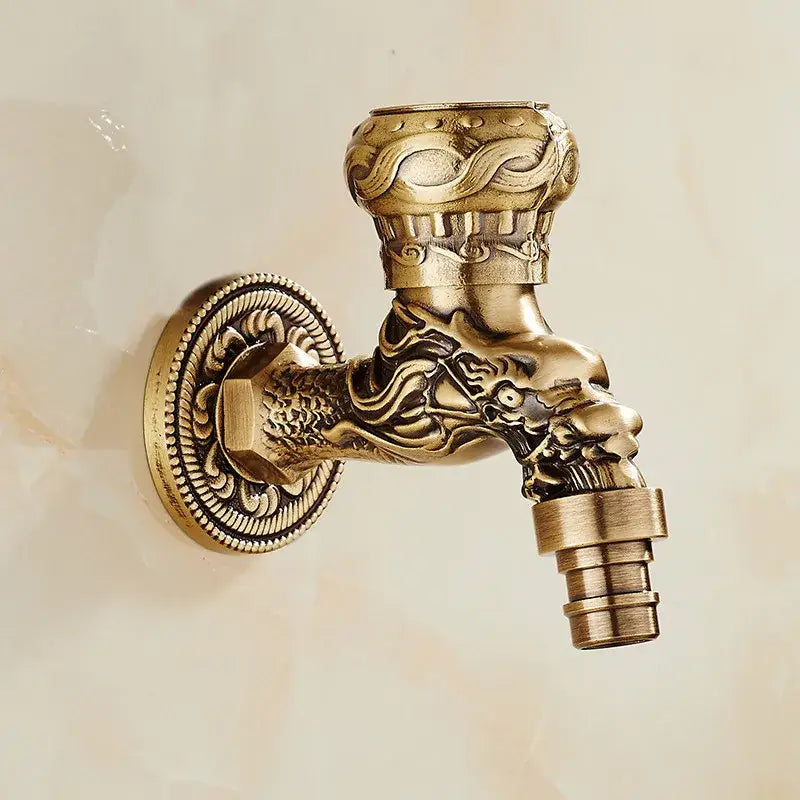 Brass Dragon Outdoor Faucet