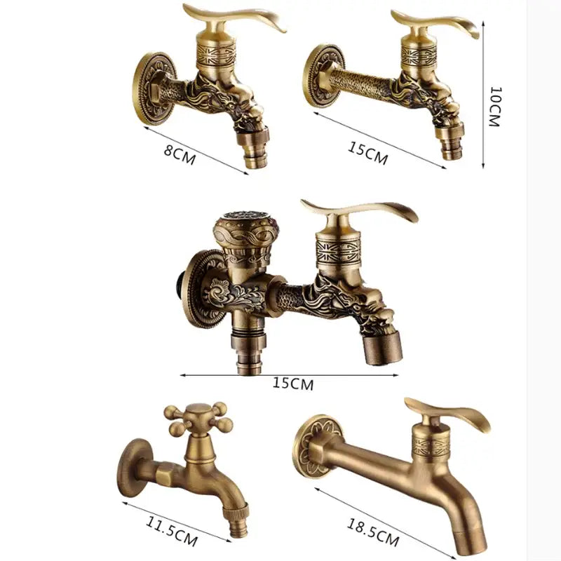 Brass Dragon Outdoor Faucet