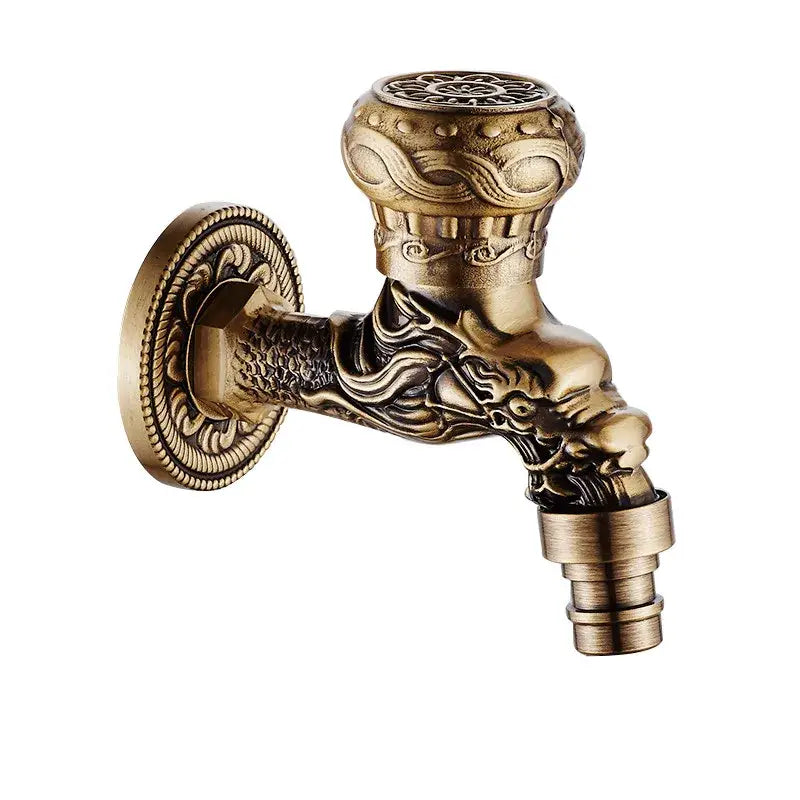 Brass Dragon Outdoor Faucet