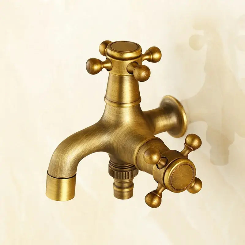 Brass Dual Cross Laundry Faucet