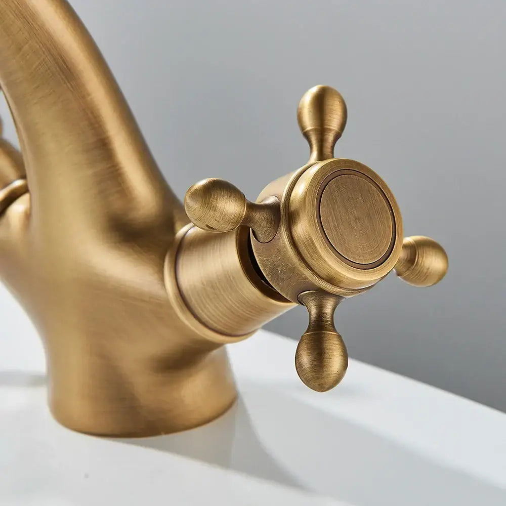 Antique Brass Mixer Faucet