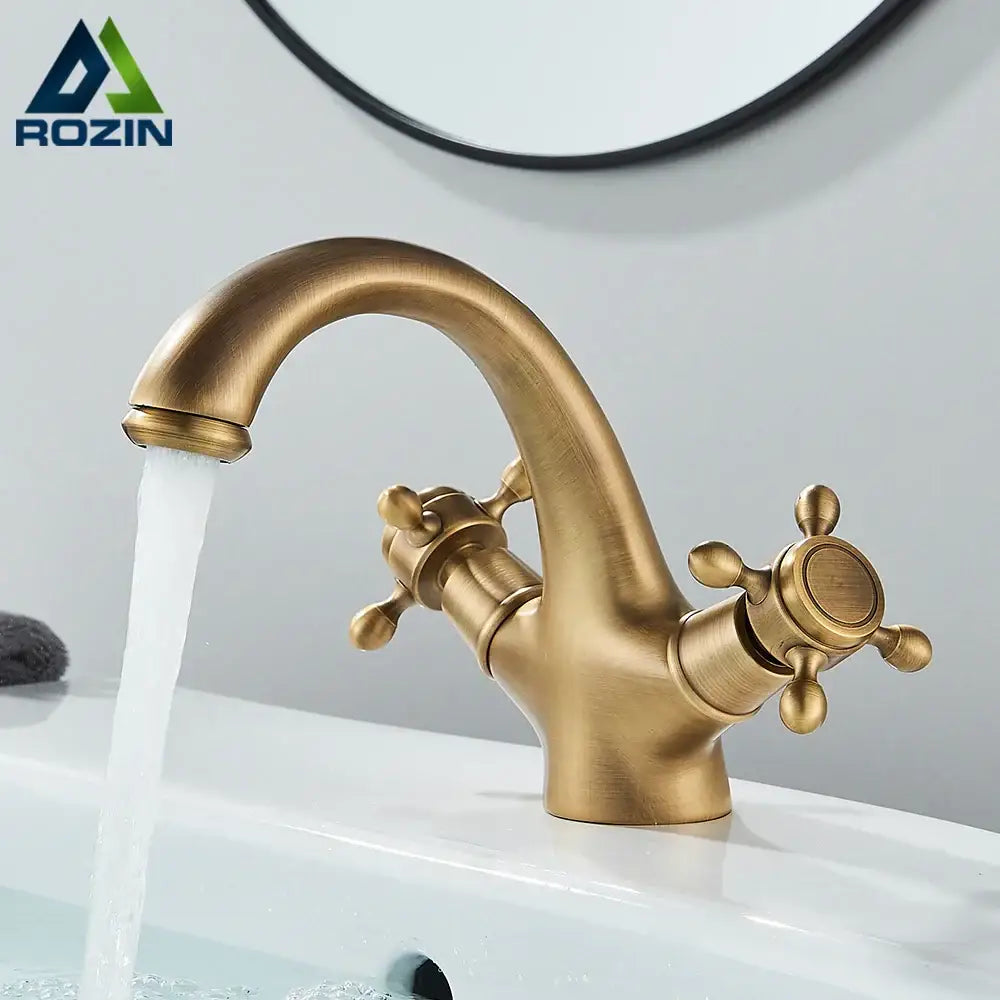 Antique Brass Mixer Faucet