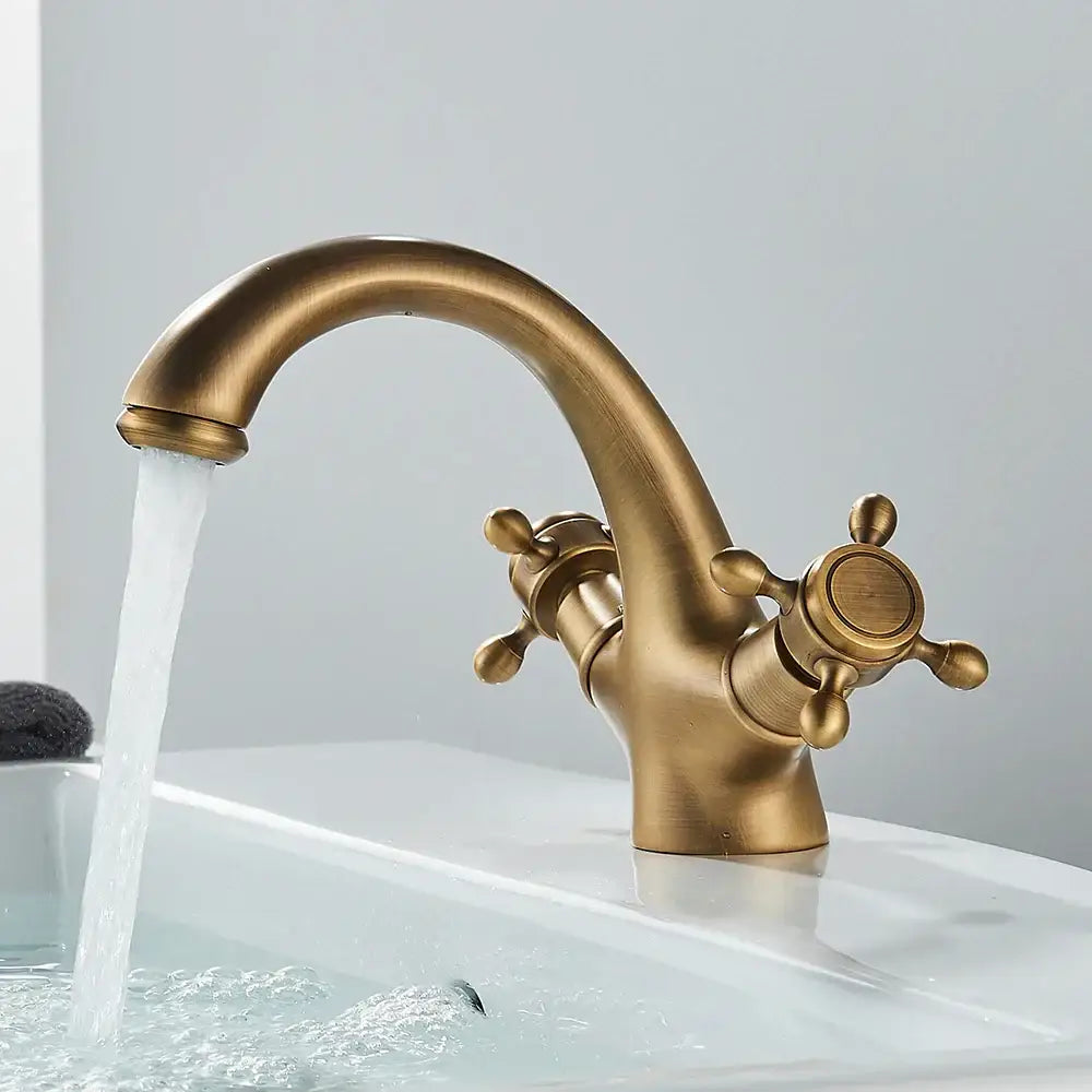 Antique Brass Mixer Faucet