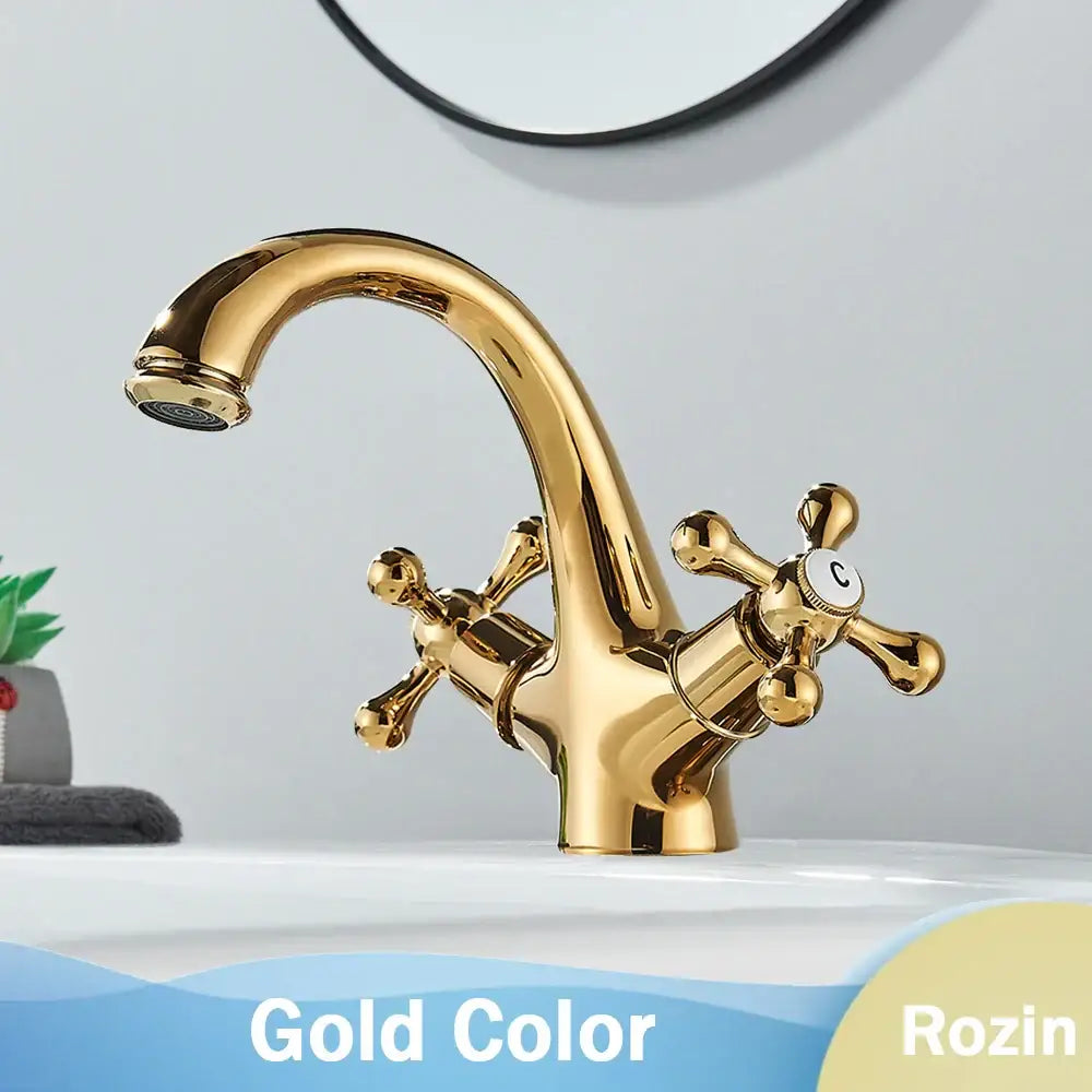 Antique Brass Mixer Faucet