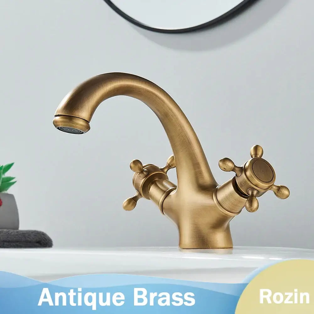 Antique Brass Mixer Faucet