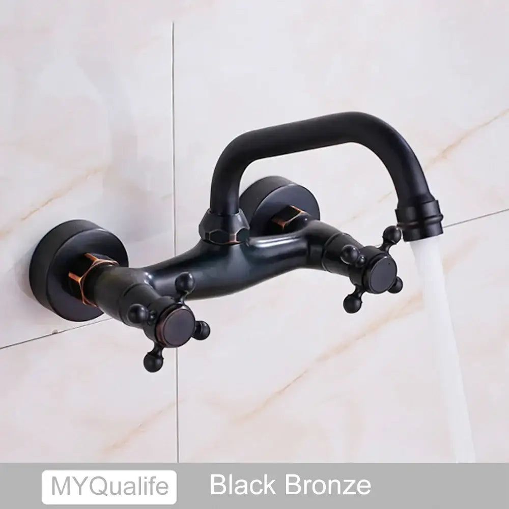 Brass Kitchen Wall Faucet