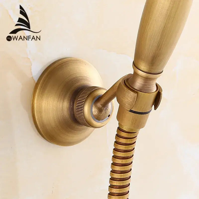 Antique Brass Swivel Holder