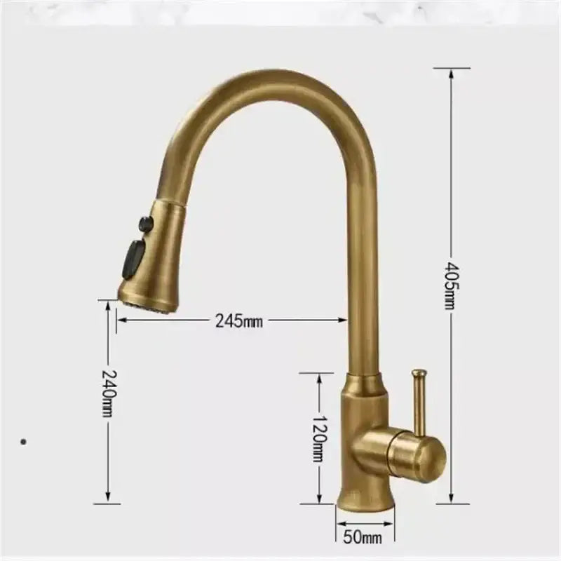 Brass Spray Sink Mixer