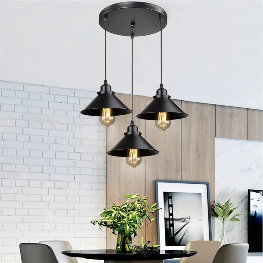 Brass Industrial Pendant Light Adjustable