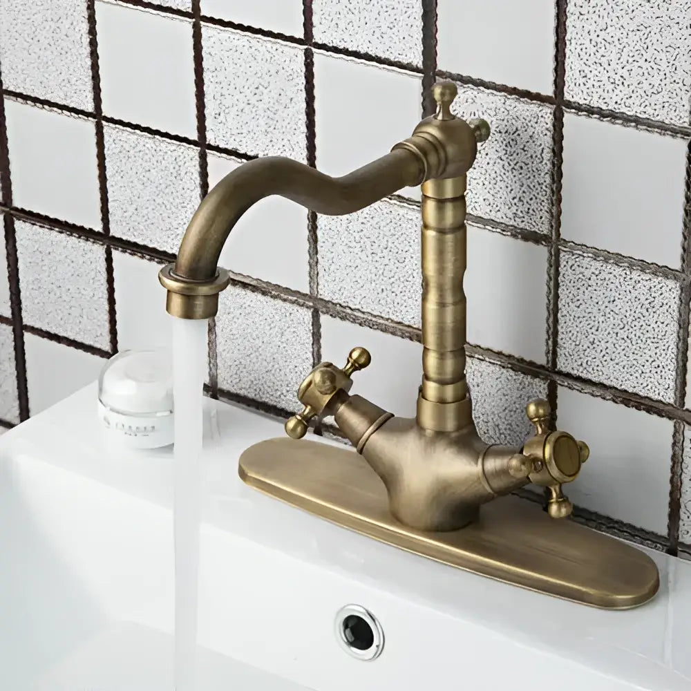 Brass Double Cross Tap