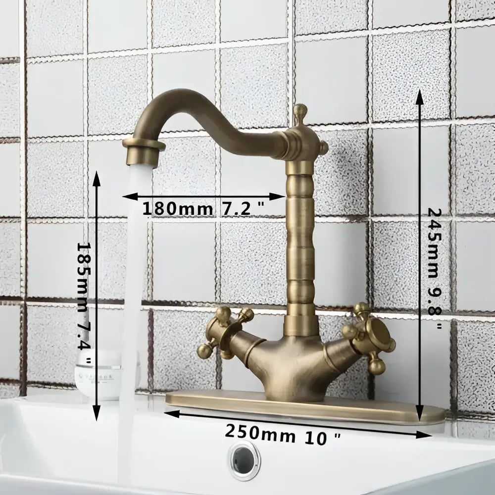 Brass Double Cross Tap