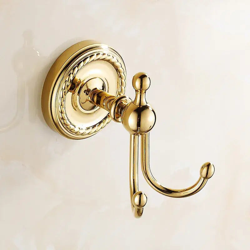 Brass Double Towel Hanger