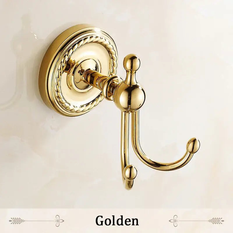 Brass Double Towel Hanger