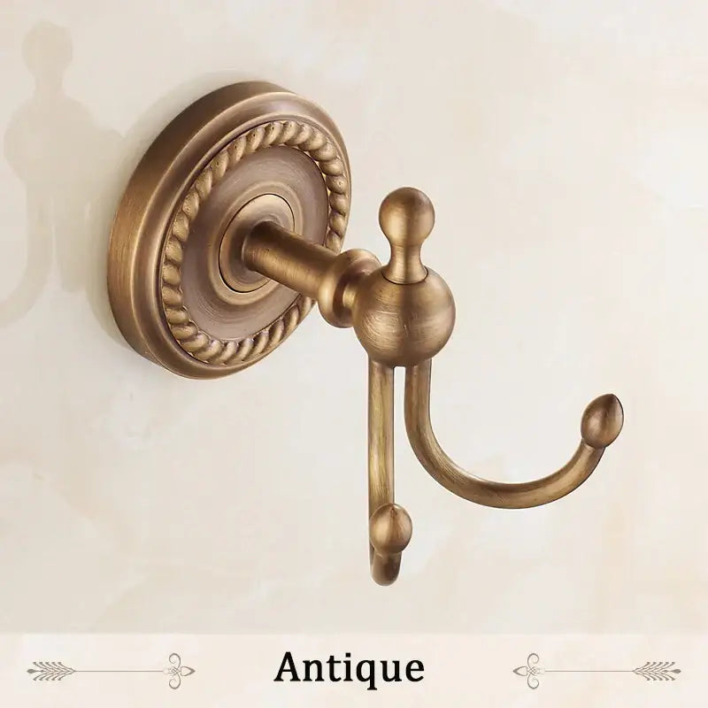 Brass Double Towel Hanger