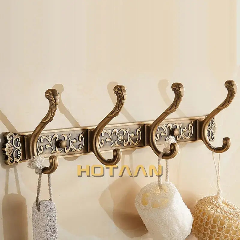 Brass Wall Mount Towel Holder