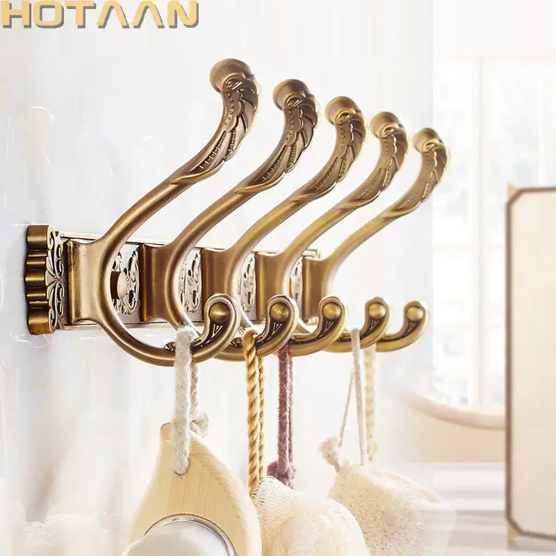 Brass Wall Mount Towel Holder