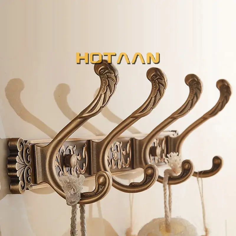 Brass Wall Mount Towel Holder