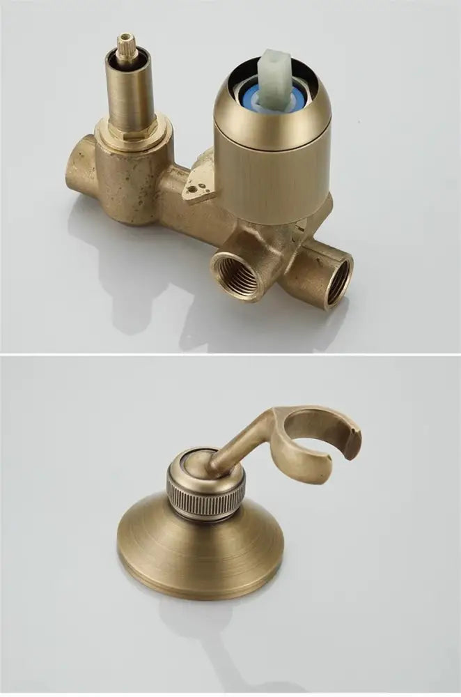 Brass Handheld Shower Kit 10-Inch