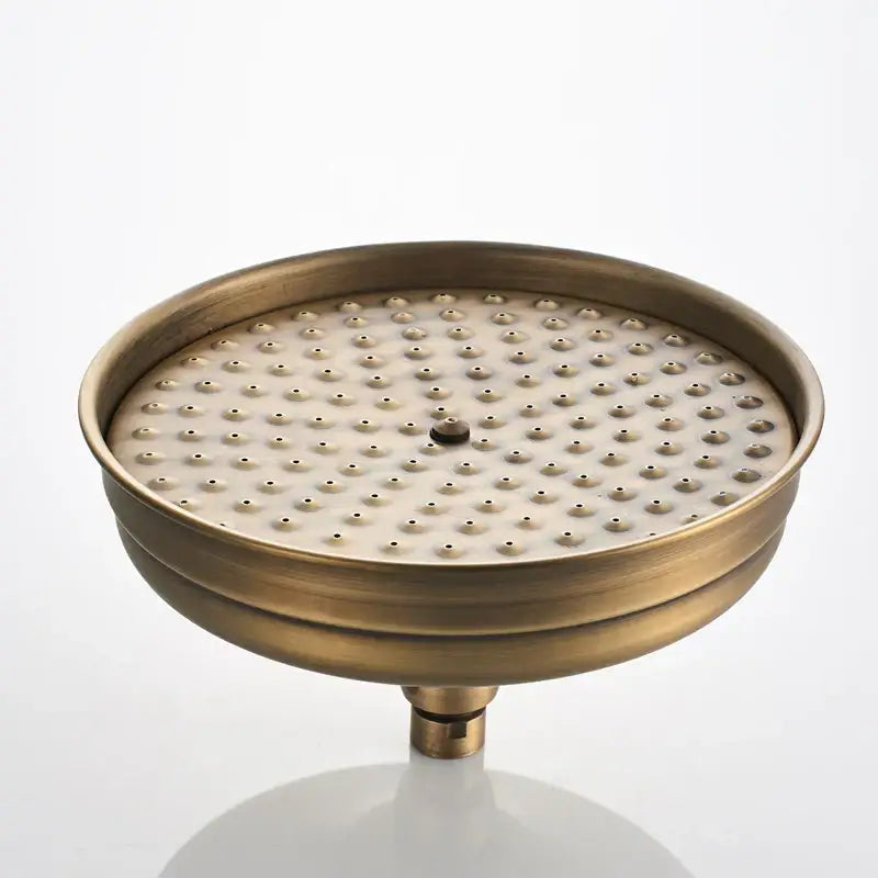 Antique Brass Rainhead Faucet