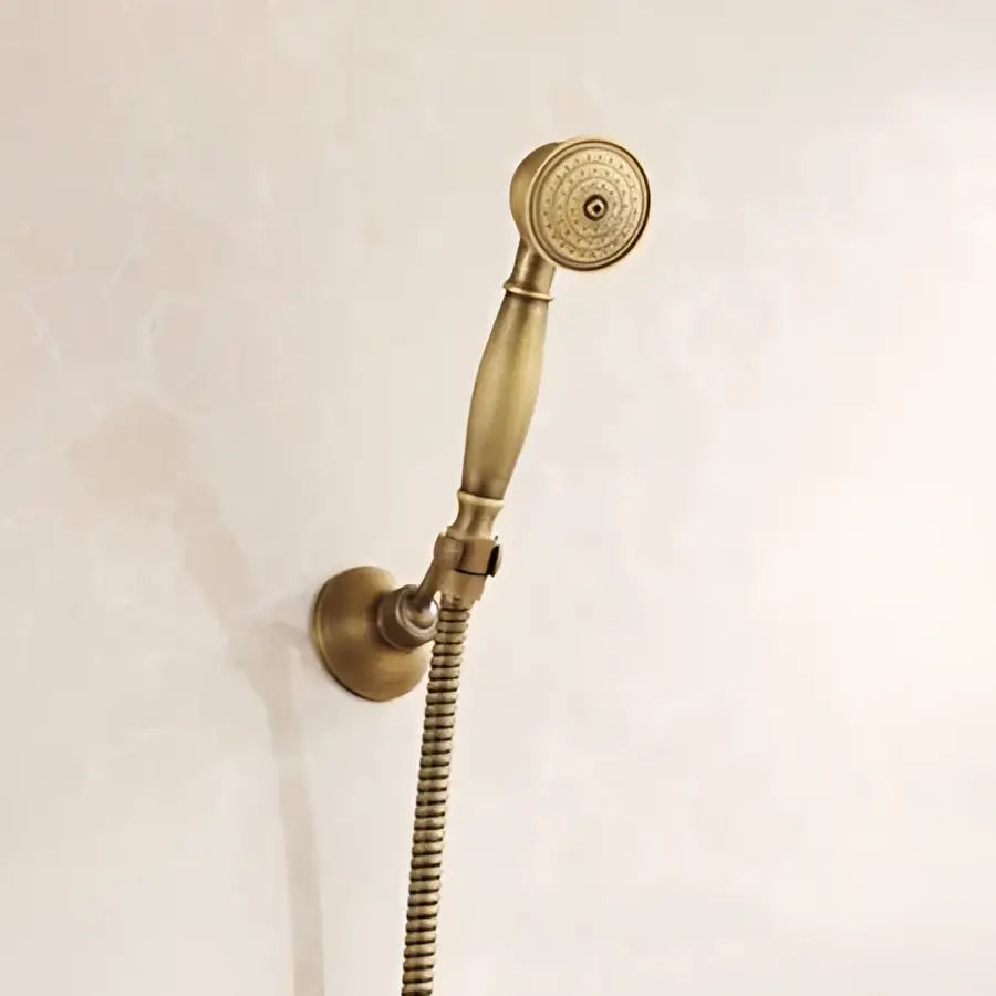 Antique Brass Rainhead Faucet