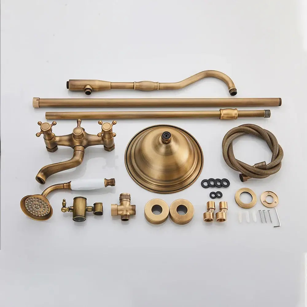 Antique Brass Shower Faucet